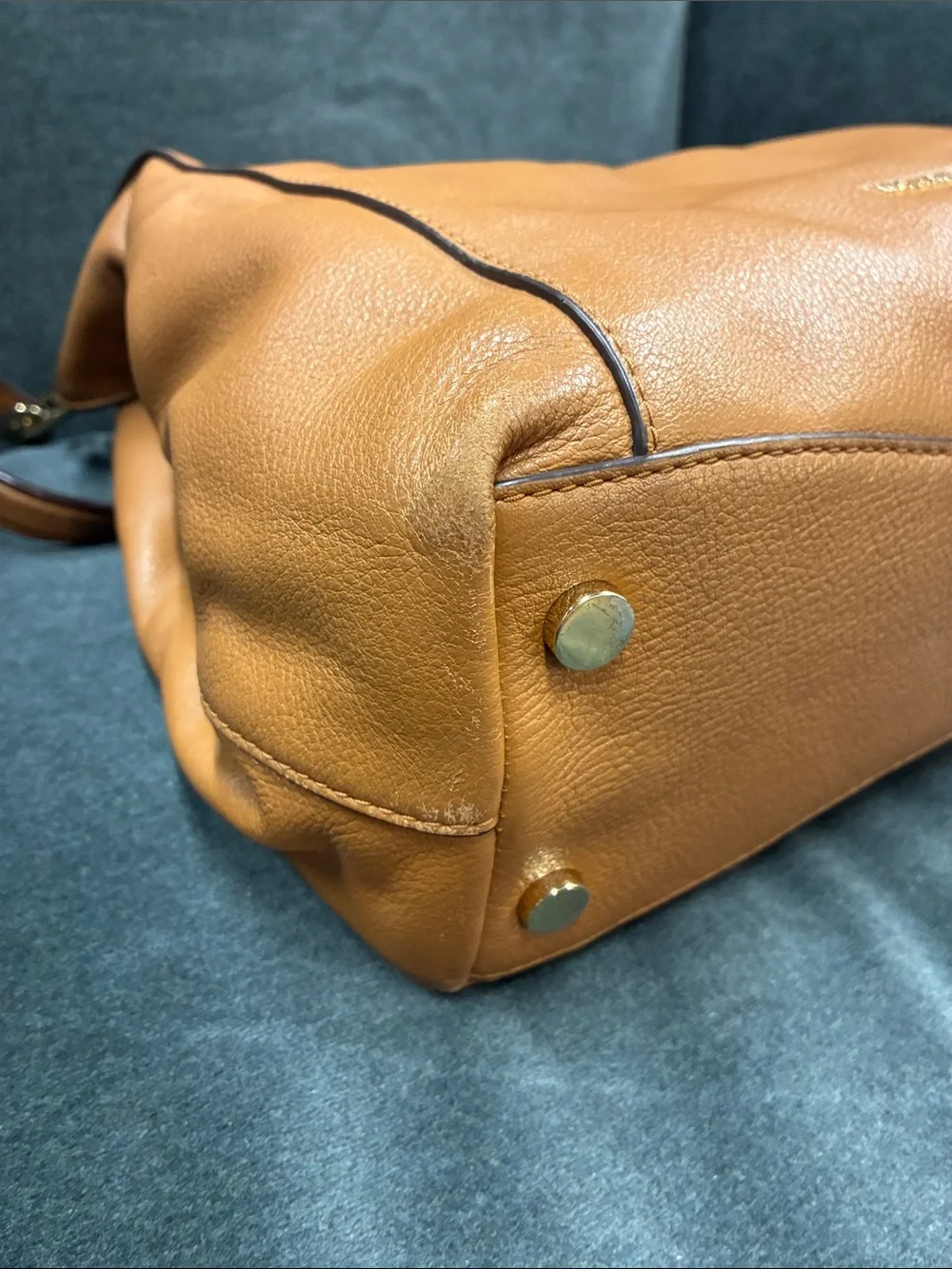 Michael Kors Caramel Leather Shoulder Bag